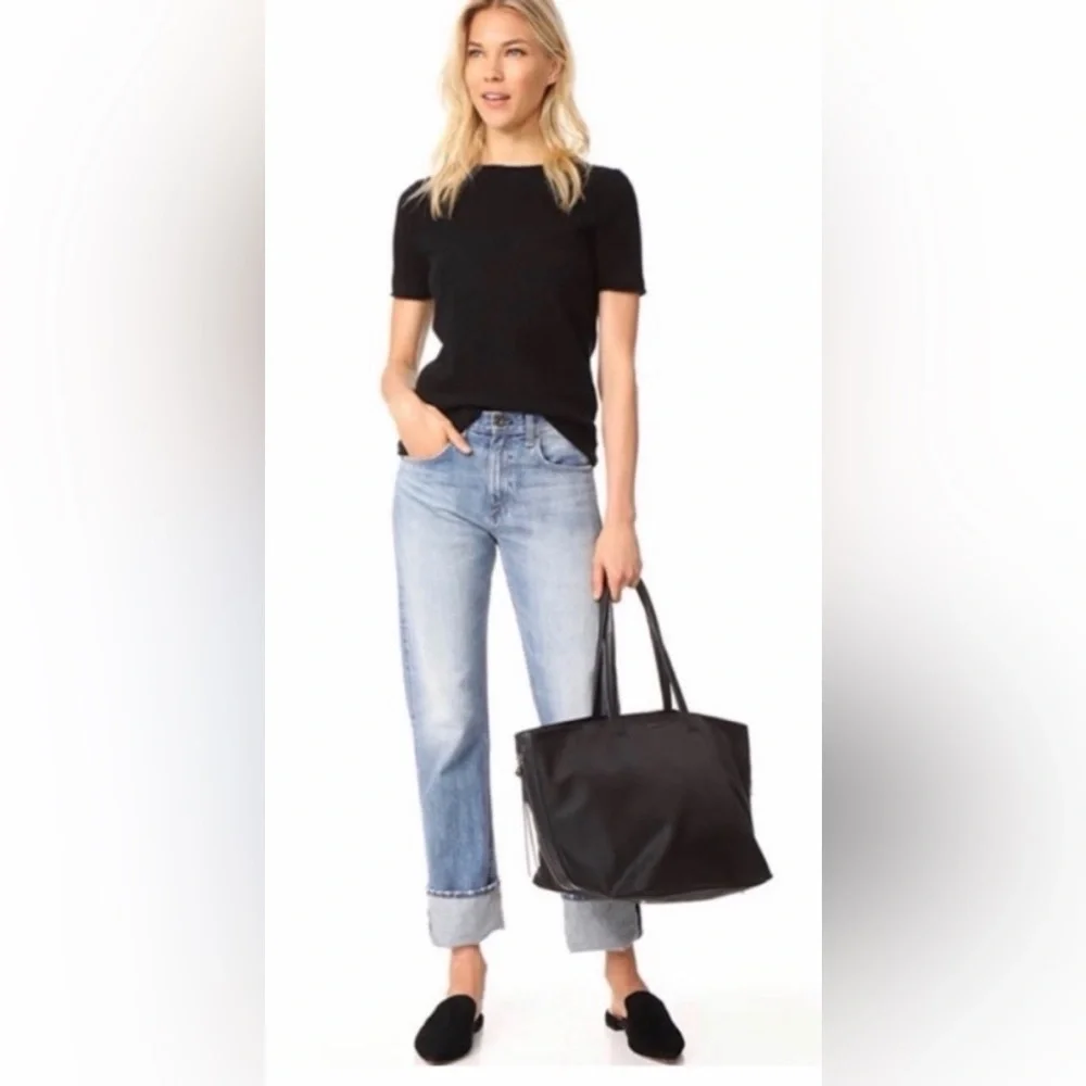 Botkier Bond Elegant Nylon Black Tote Bag